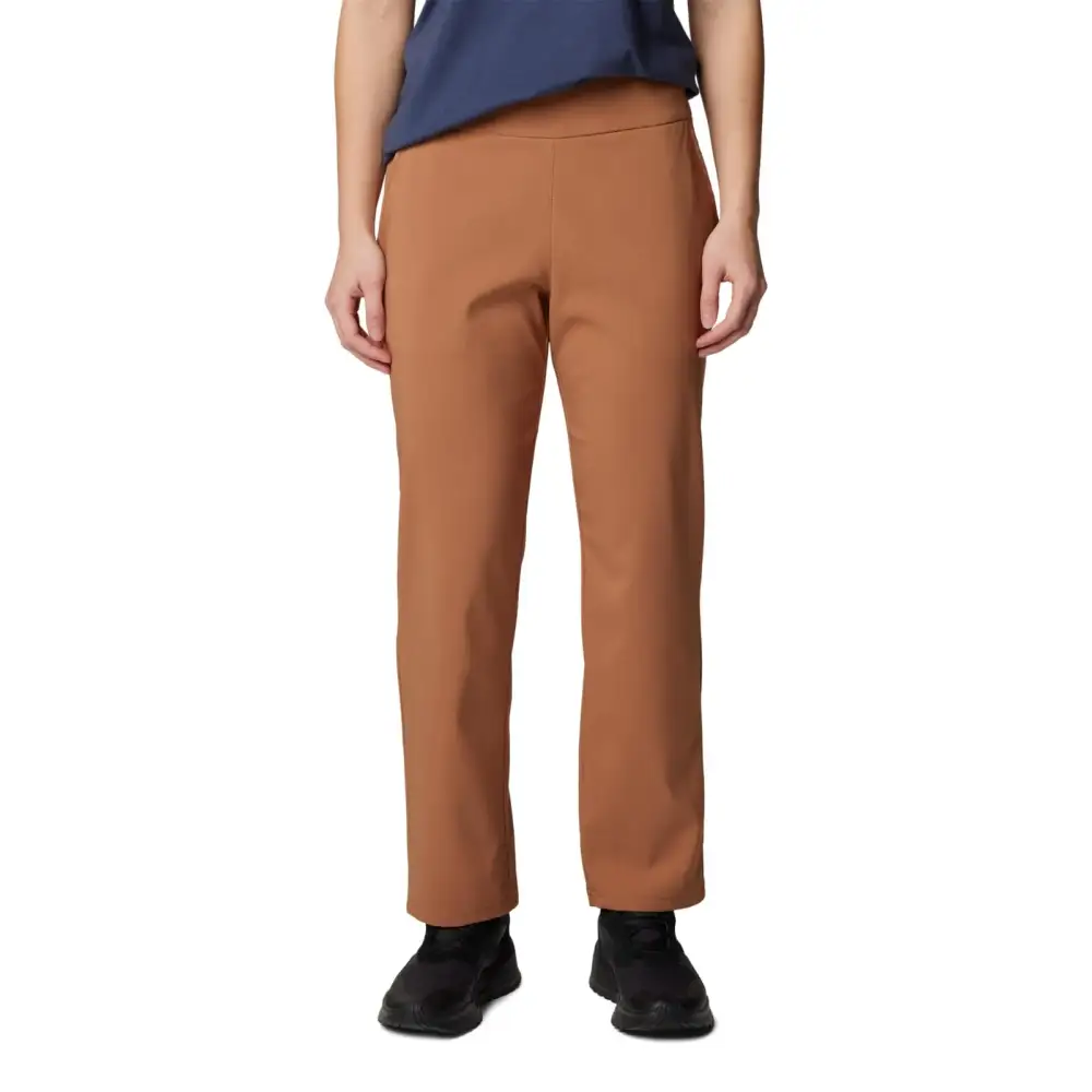 Columbia Womens Anytime Pull-On Pant II Camel Brown Small - Camel Brown / Small