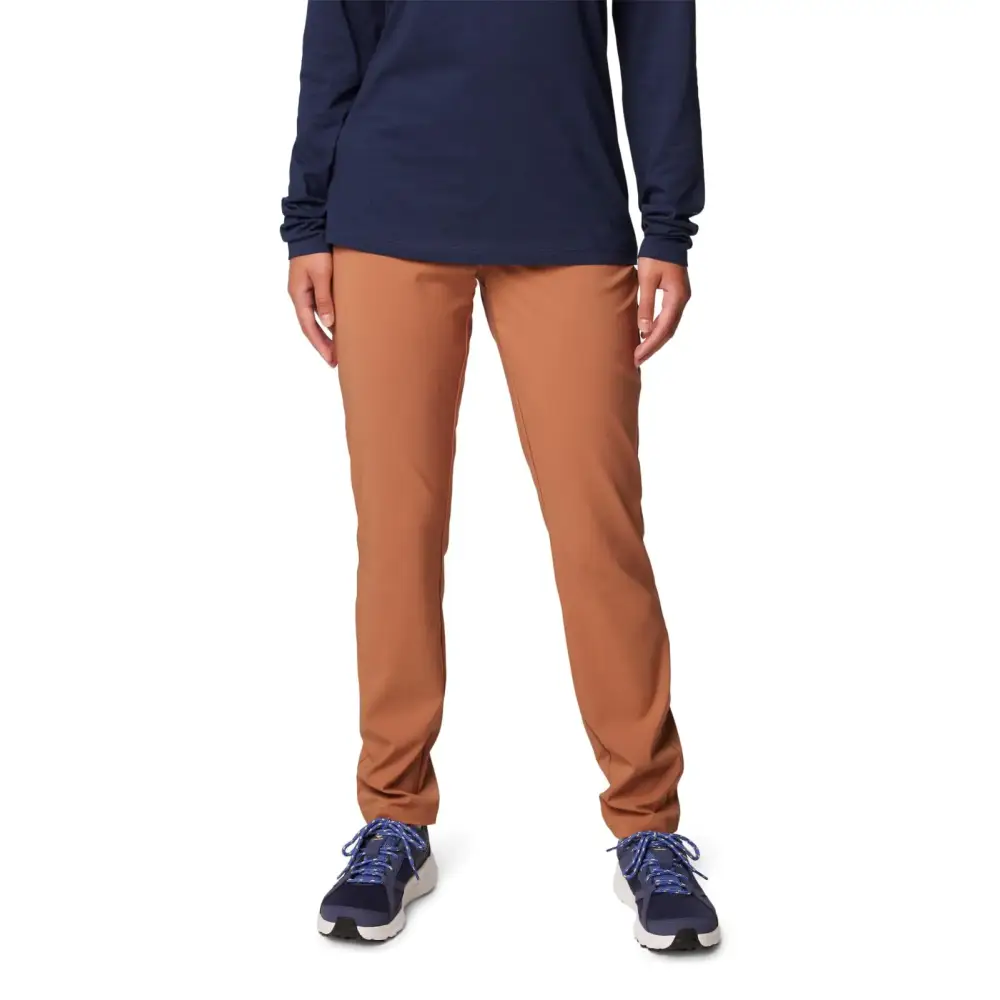 Columbia Womens Anytime Slim Pull-On Pant II Camel Brown X-Small - Camel Brown / X-Small