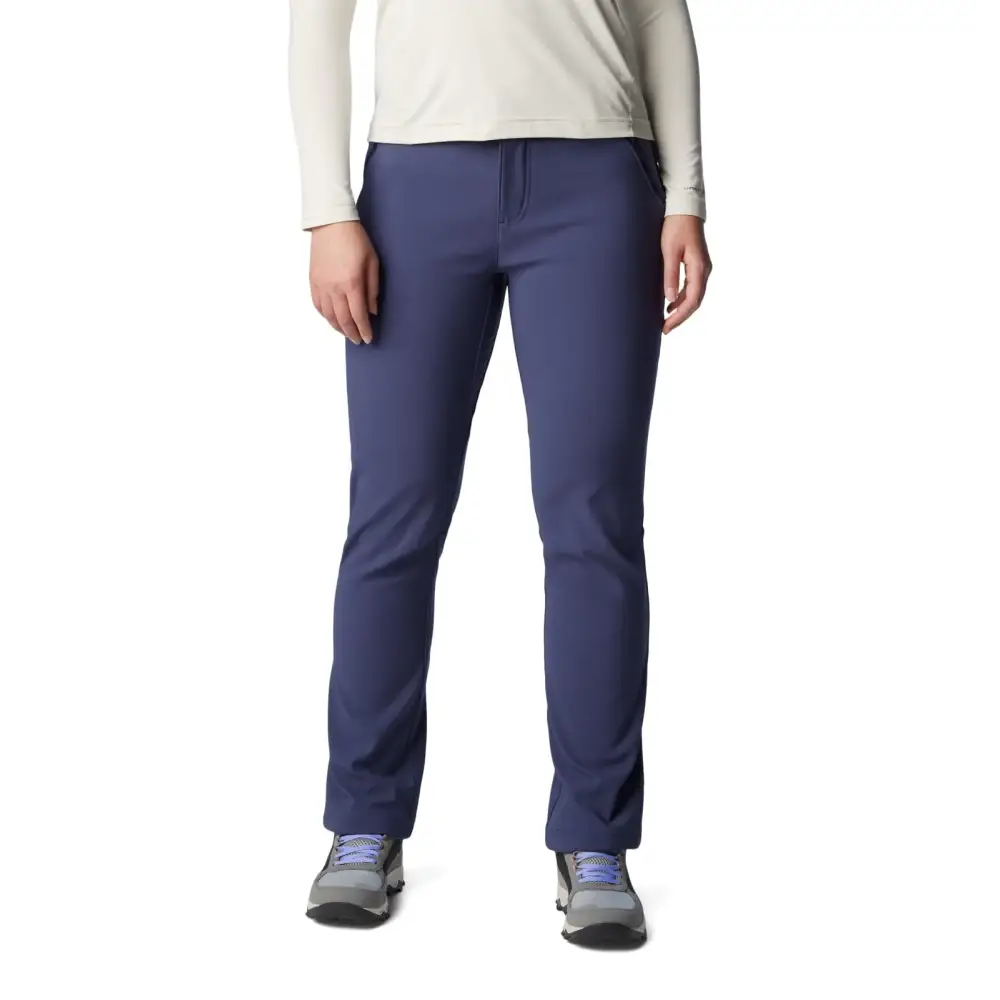 Columbia Womens Back Beauty Warm Softshell Pant Nocturnal 16 - Nocturnal / 16