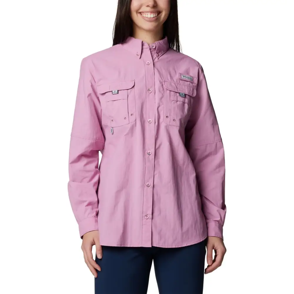 Columbia Womens Bahama II Long Sleeve Minuet Medium - Minuet / Medium