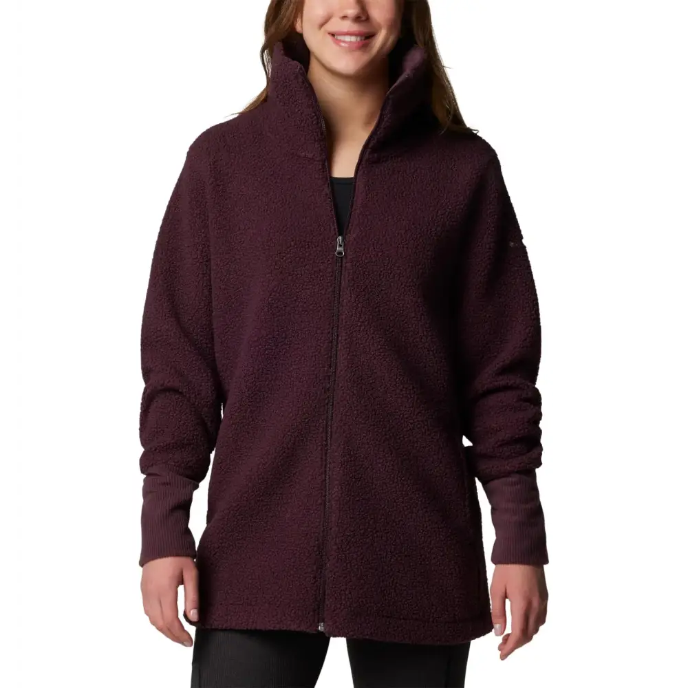Columbia Womens Blue Point Creek Fleece Full Zip Moonvista XX-Large - Moonvista / XX-Large