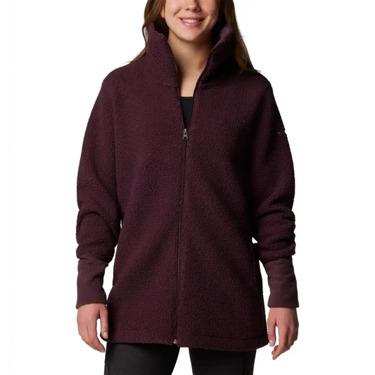 Columbia Womens Blue Point Creek Fleece Full Zip Moonvista XX-Large - Moonvista / XX-Large