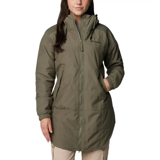 Columbia Womens Chatfield Hill II Novelty Jacket Stone Green/Chalk Omblur Tonal XX-Large - Stone Green/Chalk Omblur