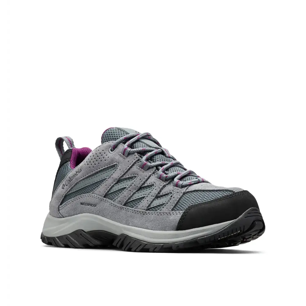 Columbia Womens Crestwood Waterproof Graphite/Wild Iris 7 - Graphite, Wild Iris / 7