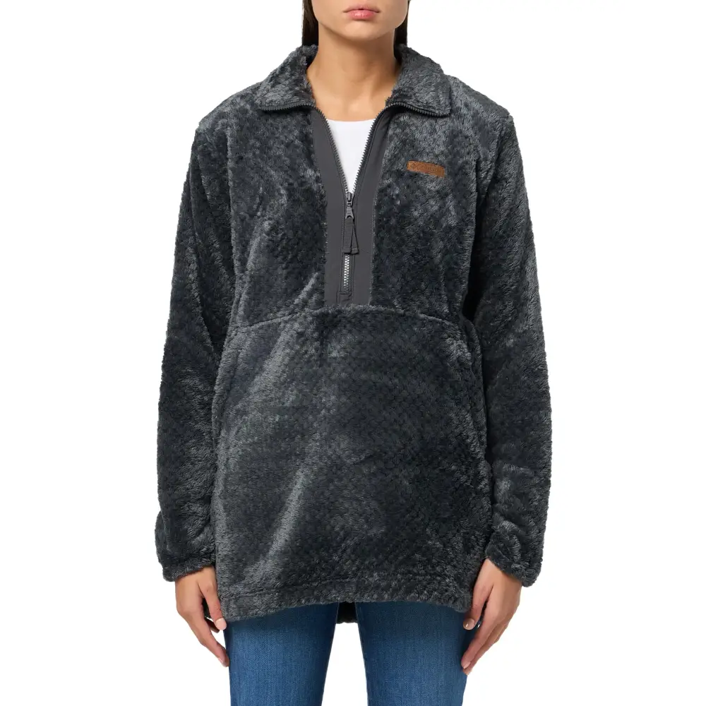 Columbia Womens Fire Side 1/4 Zip II Shark XX-Large - Shark / XX-Large
