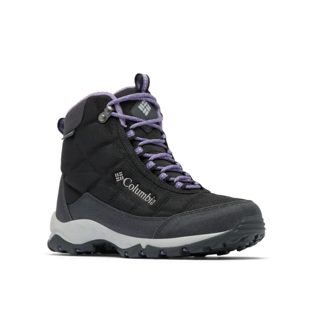 Columbia Womens Firecamp Boot 2024 Black/Plum Purple 11 - 2024 Black/Plum Purple / 11 Wide