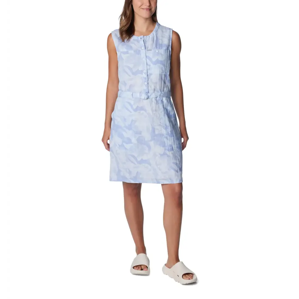 Columbia Womens Holly Hideaway Breezy Dress Whisper Peonies Medium - Whisper Peonies / Medium
