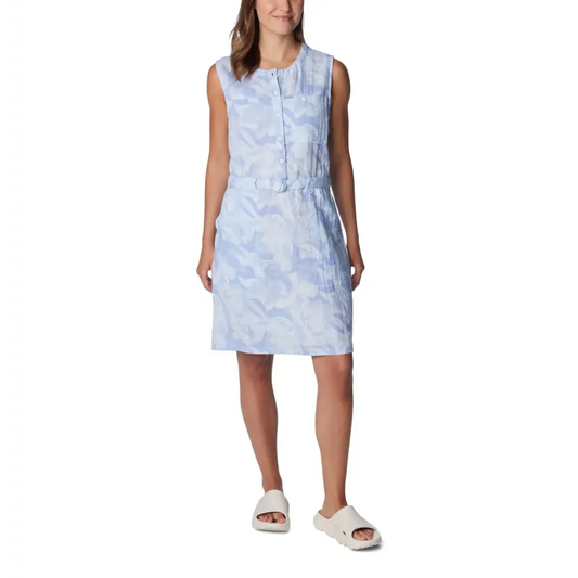 Columbia Womens Holly Hideaway Breezy Dress Whisper Peonies Medium - Whisper Peonies / Medium