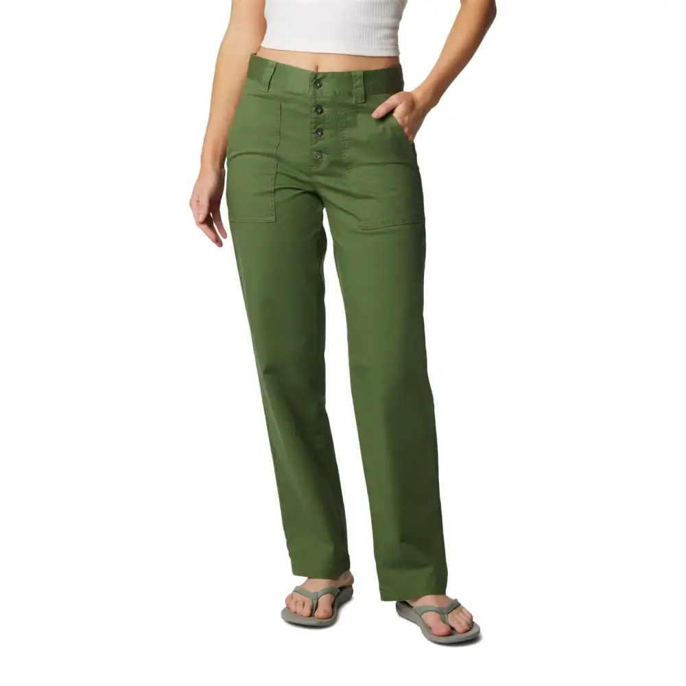 Columbia Womens Holly Hideaway Cotton Pant Canteen 6 - Canteen / 6