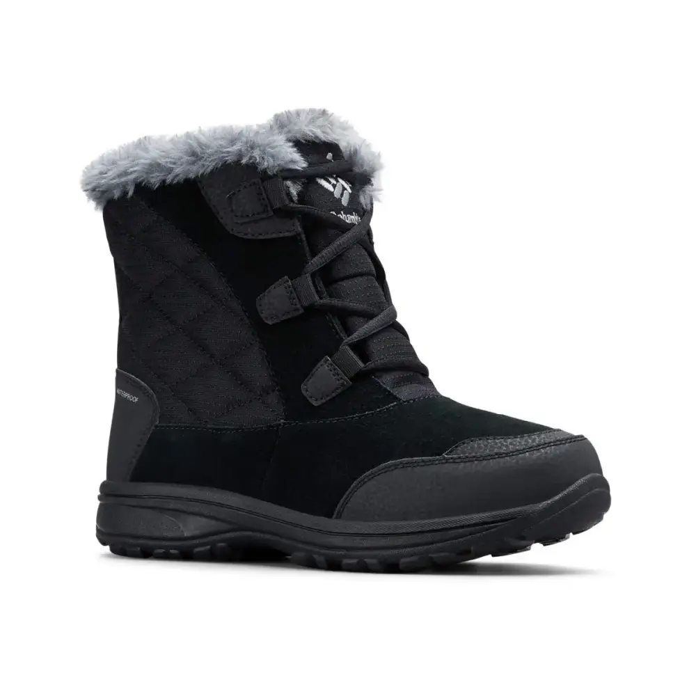 Columbia Womens Ice Maiden Shorty Black/Columbia Grey 7.5 - Black, Columbia Grey / 7.5