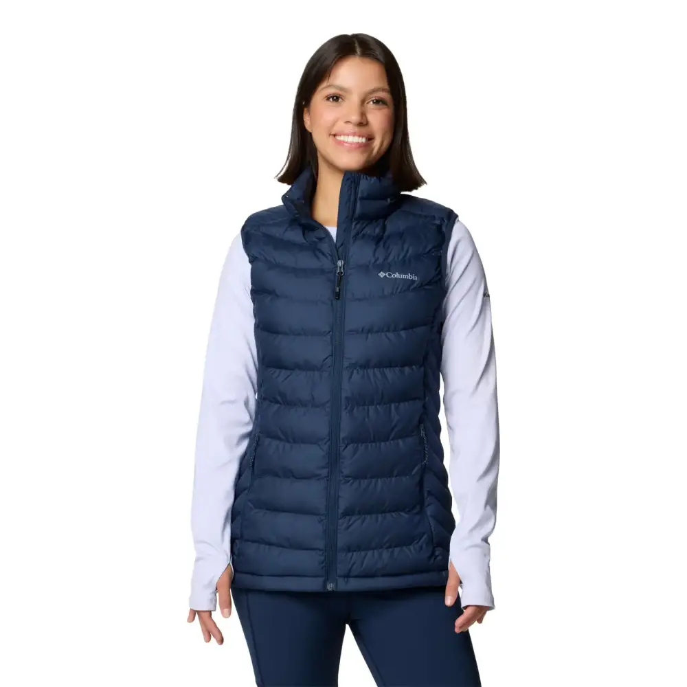 Columbia Womens Powder Lite II Vest Collegiate Navy X-Small - Collegiate Navy / X-Small