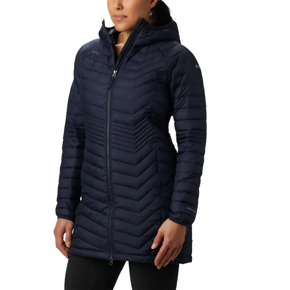 Columbia Womens Powder Lite Mid Jacket Dark Nocturnal Small - Dark Nocturnal / Small