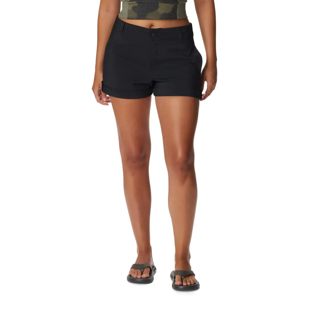 Columbia Womens Silver Ridge Utility Short Black 12 - Black / 12 Short