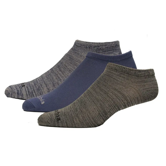 Columbia Womens Super Soft Polytam Basic No Show Socks 3 Pair Eve Multi One Size 9-11 - n/a