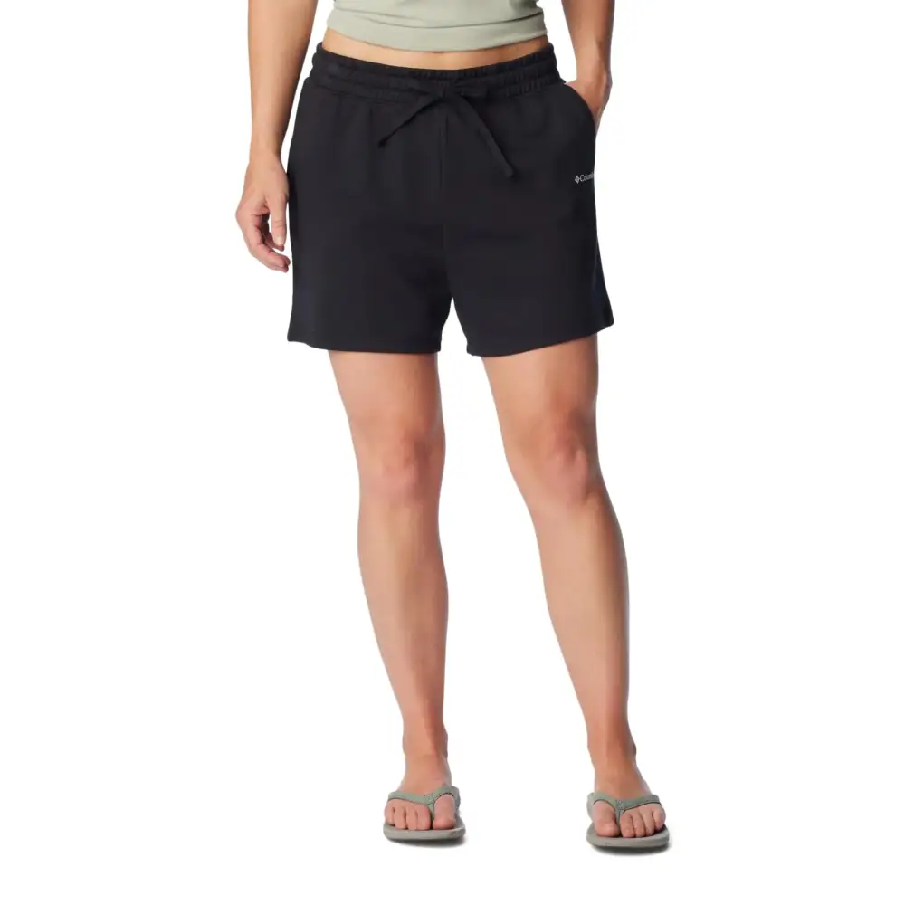 Columbia Womens Trek French Terry Short Black 3X - Black / 3X/5’’ Inseam