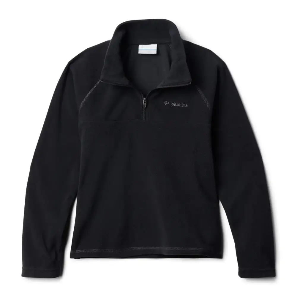 Columbia Youth Boys Glacial Half Zip Black Large - Black / Large