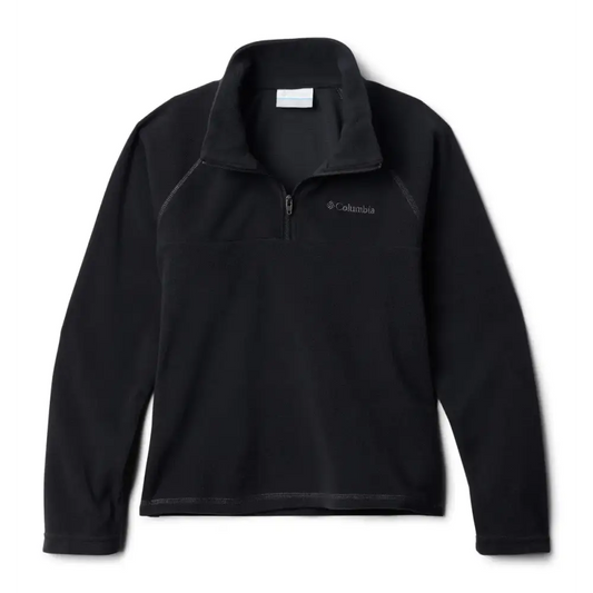 Columbia Youth Boys Glacial Half Zip Black Large - Black / Large
