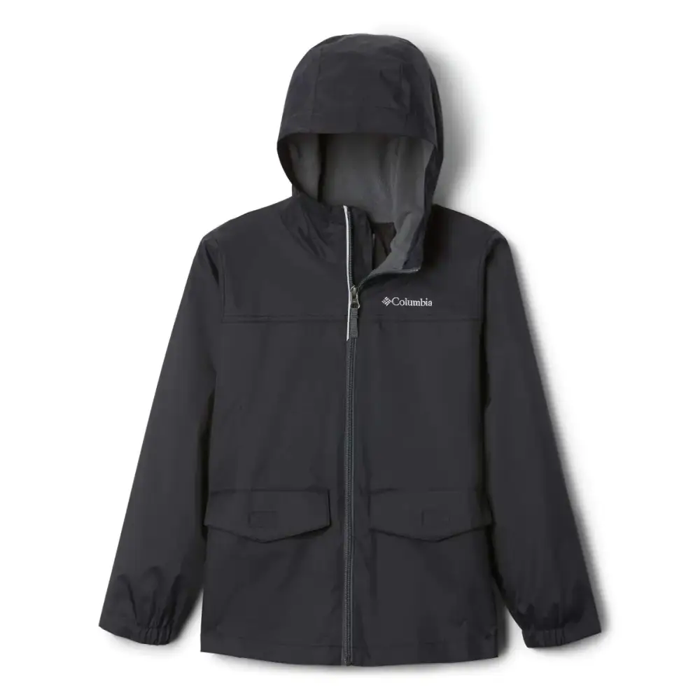 Columbia Youth Boys Rain-Zilla Jacket Black Medium - Black / Medium