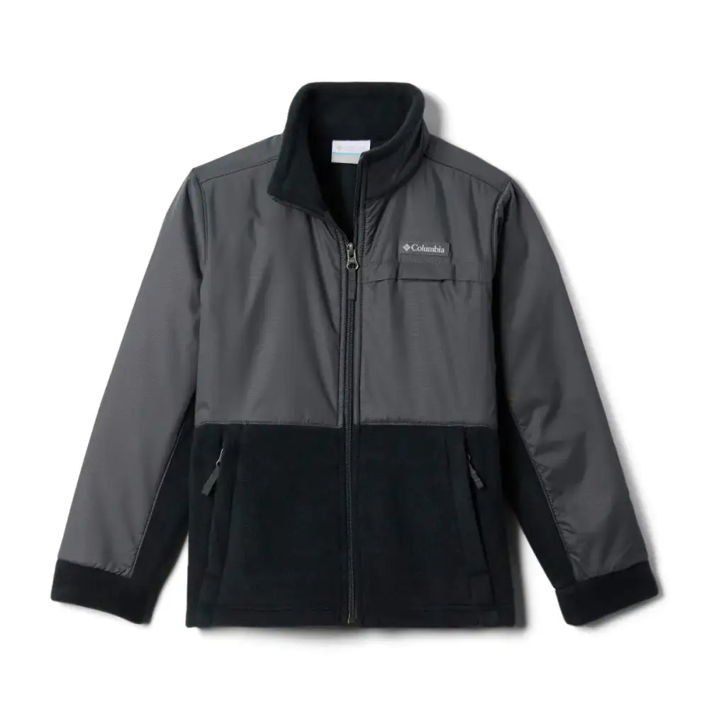 Columbia Youth Boys Steens Mt Overlay Black/Grill X-Small - Black/Grill / X-Small