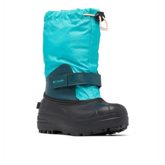 Columbia Youth Unisex Powderbug Forty Bright Aqua/Night Wave 13 - Bright Aqua/Night Wave / 13 Little Kid