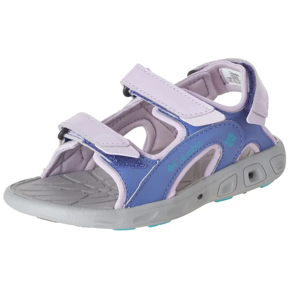 Columbia Youth Unisex Techsun 3 Strap Sandal Morning Mist/Geyser 12 - Morning Mist/Geyser / 12 Little Kid
