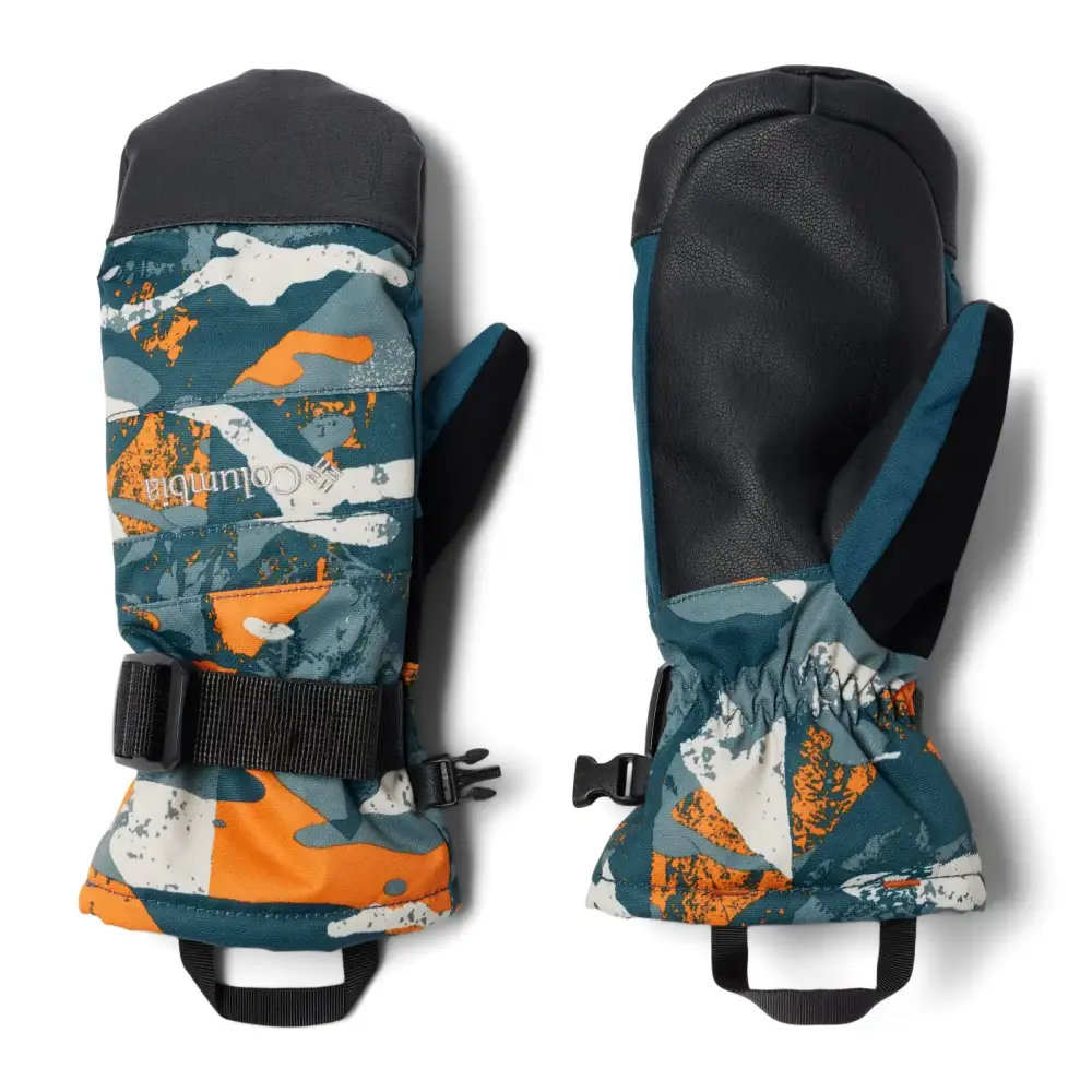 Columbia Youth Unisex Whirlibird II Mitten Night Wave Geoglacial/Night Wave Large - Night Wave Geoglacial, Night Wave