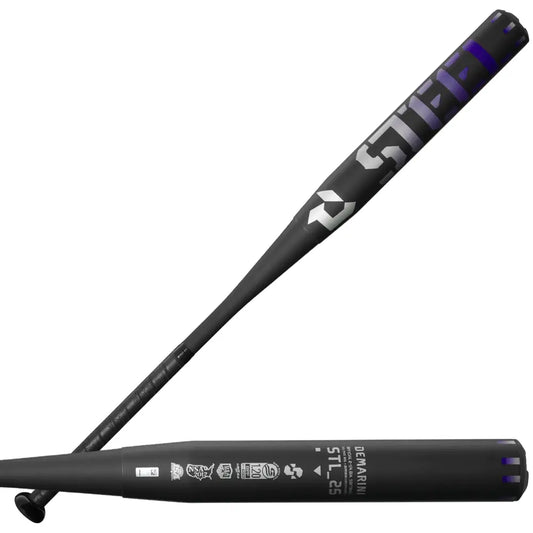 DeMarini 2025 Steel Slowpitch Softball Bat - 34’’/28 oz - 34’’/28 oz