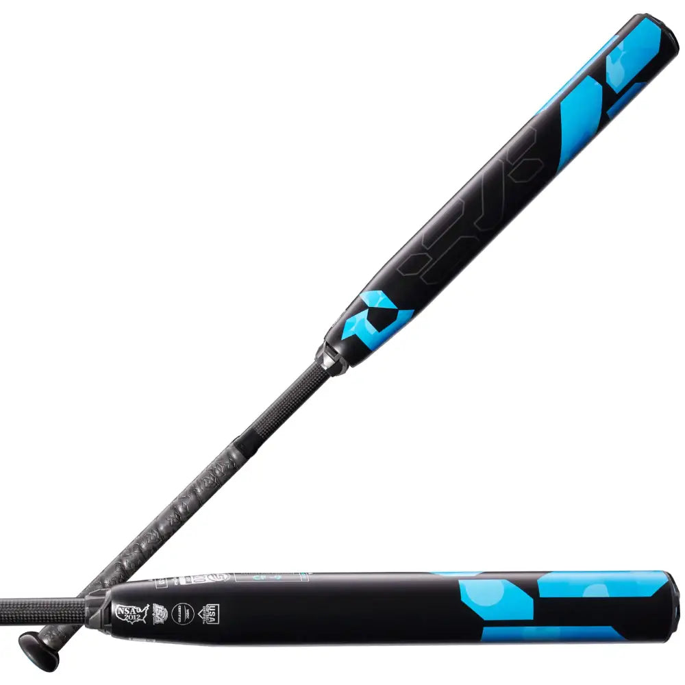 DeMarini CF® (-9) Fastpitch Softball Bat - 34/25 oz - White/Blue / 34’’/25 oz