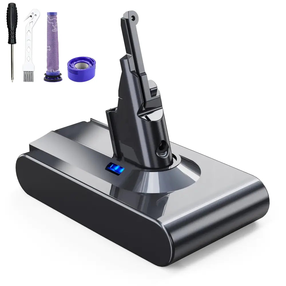 Designed for Dyson V8 Battery Replacement 21.6V 6.0Ah Compatible with Dyson V8 Animal Battery Replacement V8 Motorhead