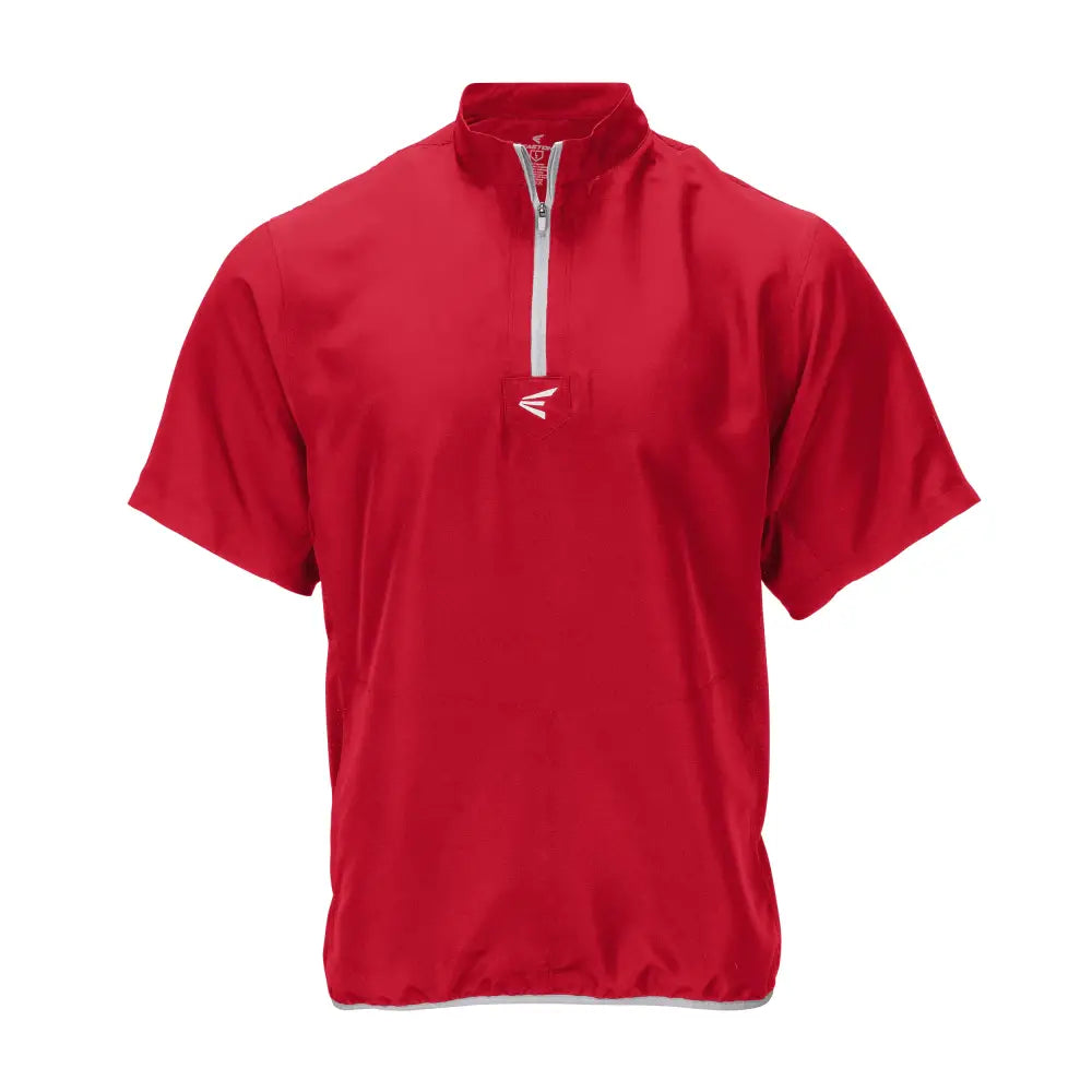 Easton | ALPHA Short Sleeve Cage Jacket | Adult Large | Red - Adult Large / Red / Adult