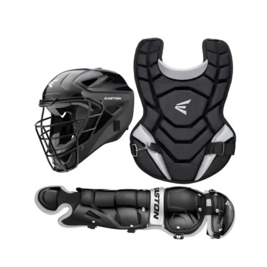 EASTON BLACK MAGIC 2.0 Youth Catchers Protective Box Set Jr Youth Age 6 - 8 Black Small Helmet Jr Youth 12 in Chest