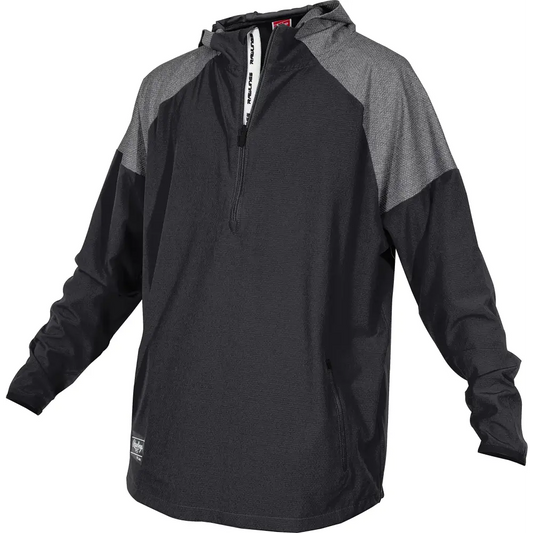 Easton Boys Rawlings Youth Color Sync Long Sleeve Jacket X-Large Black - Black / X-Large