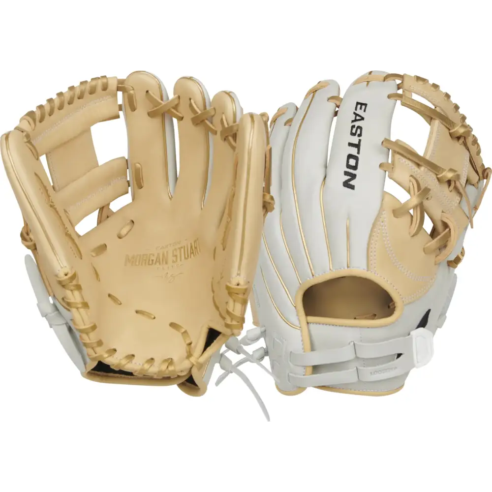 Easton | ELITE SERIES Fastpitch Softball Glove | Morgan Stuart Model | 11.5’’ | Pro I-Web | Right Hand Throw | Camel