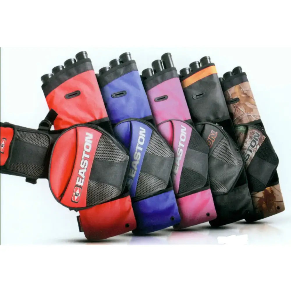 Easton Flipside 4-Tube Hip Quiver Red Left/Right - Left/Right / Red