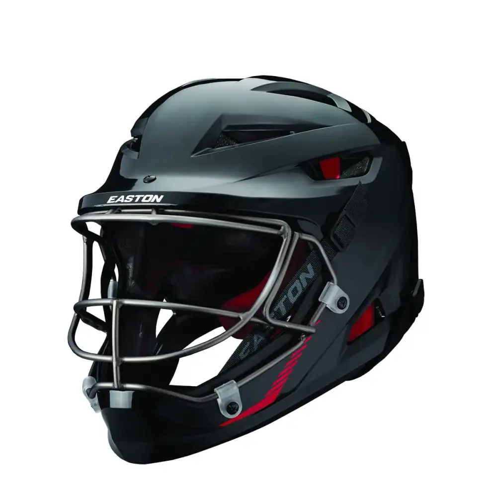 Easton | Hellcat Slowpitch Softball Helmet | L/XL | Black - Black / L/XL | 7 3/8’’ - 8’’