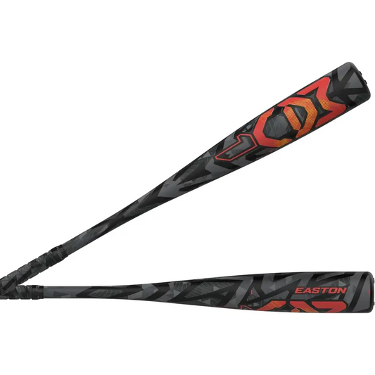 Easton | MAV1 Youth Basebal Bat | USSSA | -10 | 2 3/4’’ Barrel | 25’’ - Black / Orange / 25 Inch
