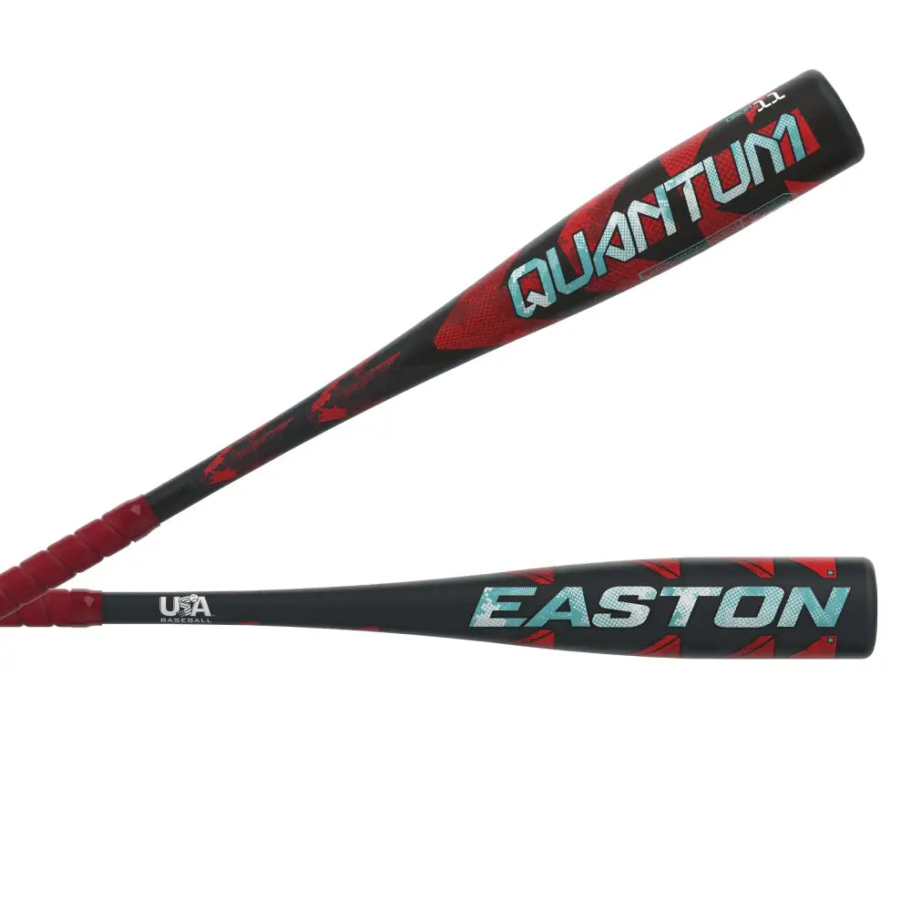 Easton | QUANTUM Baseball Ball Bat | USA | -11 | 2 5/8’’ Barrel | 27’’ - Red/Black / -11 / 27 Inch