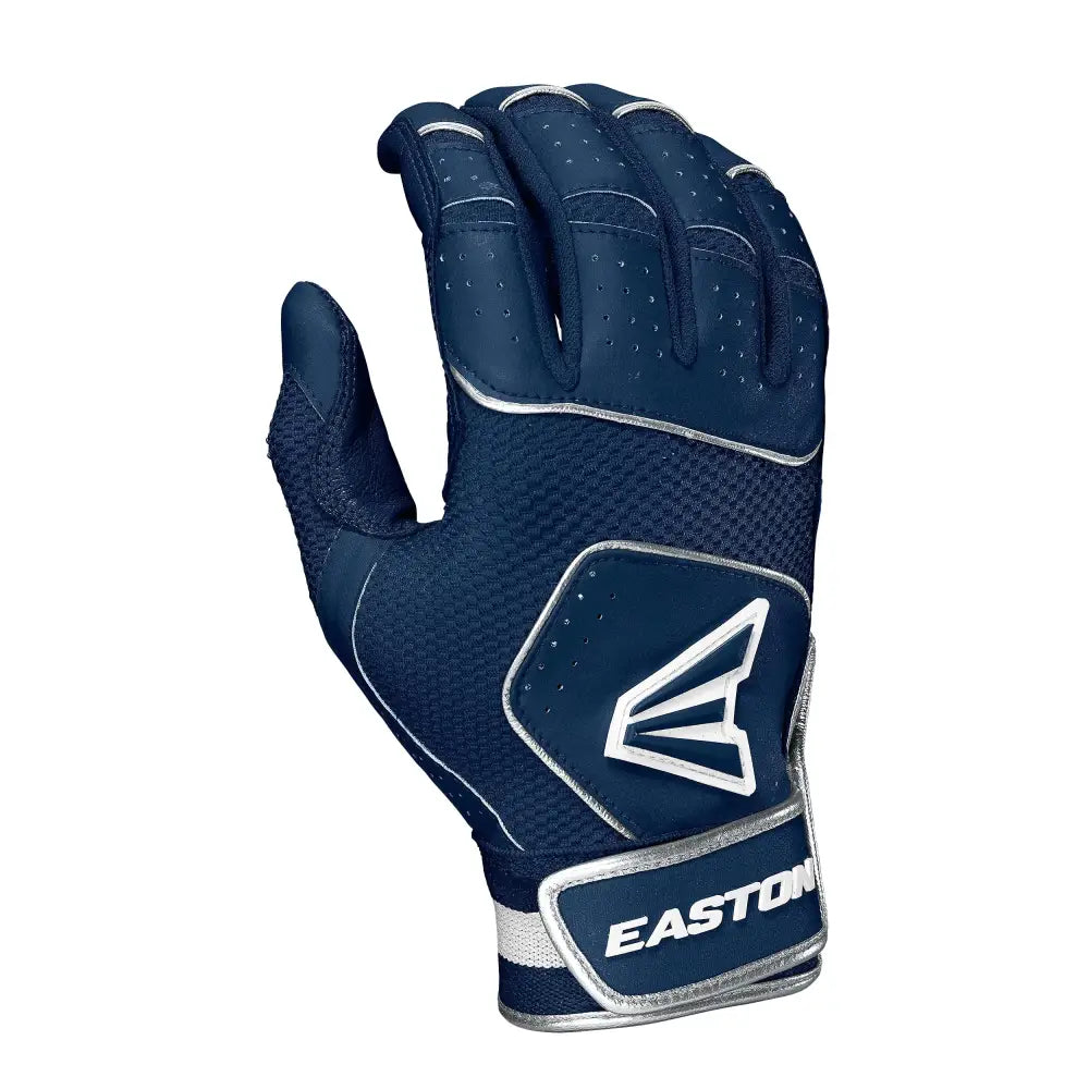 Easton | WALK-OFF NX Batting Gloves | Baseball/Softball | Adult X-Large | Navy/Navy - Adult X-Large / Navy