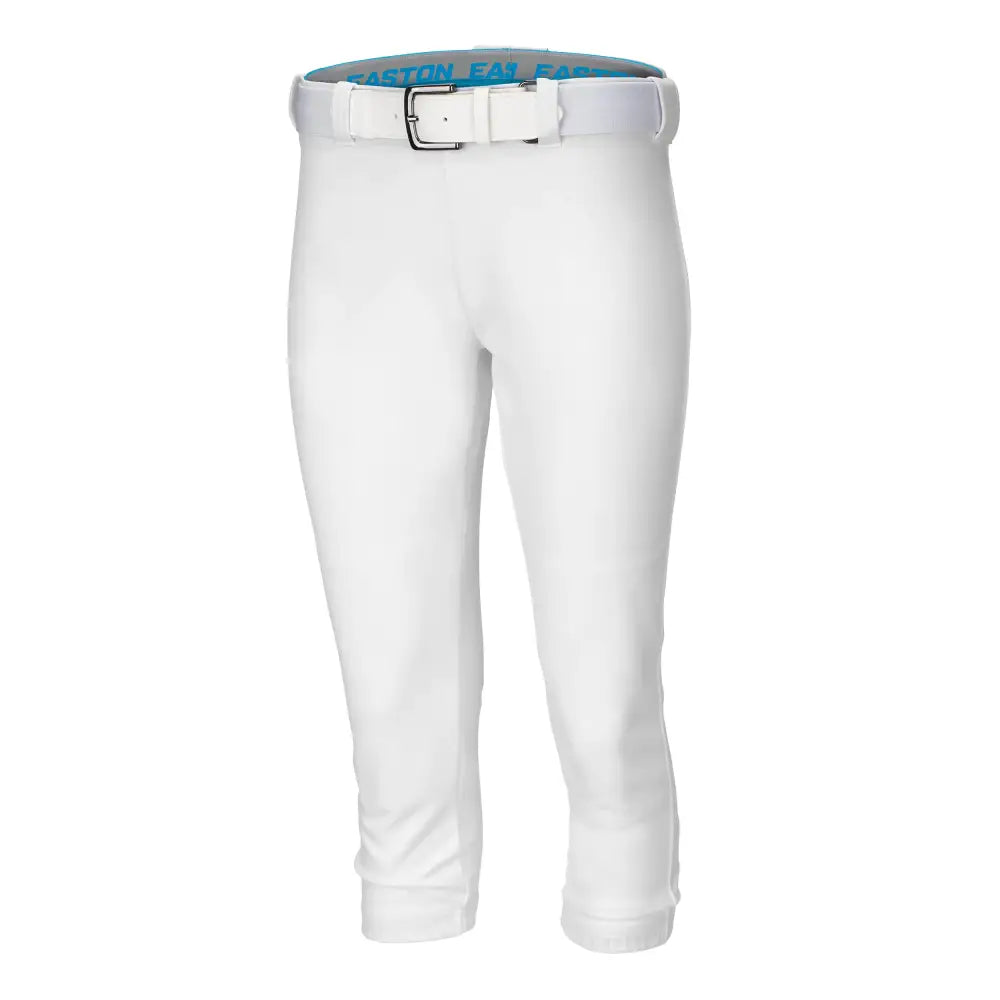 Easton | ZONE 2 Fastpitch Softball Pants | Adult Medium | White - White / Medium