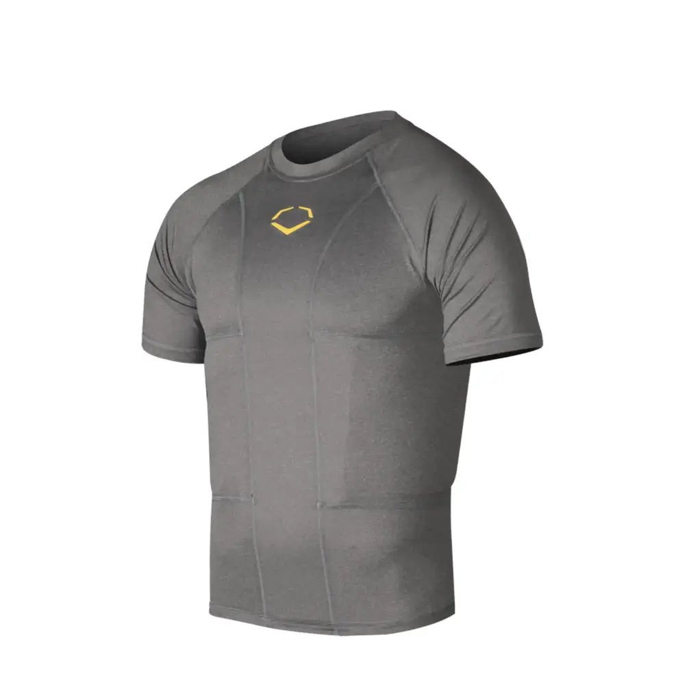 EvoShield Adult Performance Rib Shirt and Shields - Grey 2X-Large - XX-Large