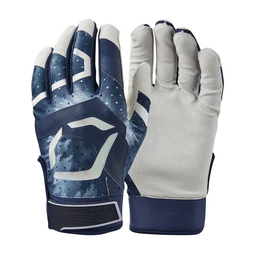 EvoShield Daze Youth Batting Gloves - Navy Medium - Youth / Navy / Medium