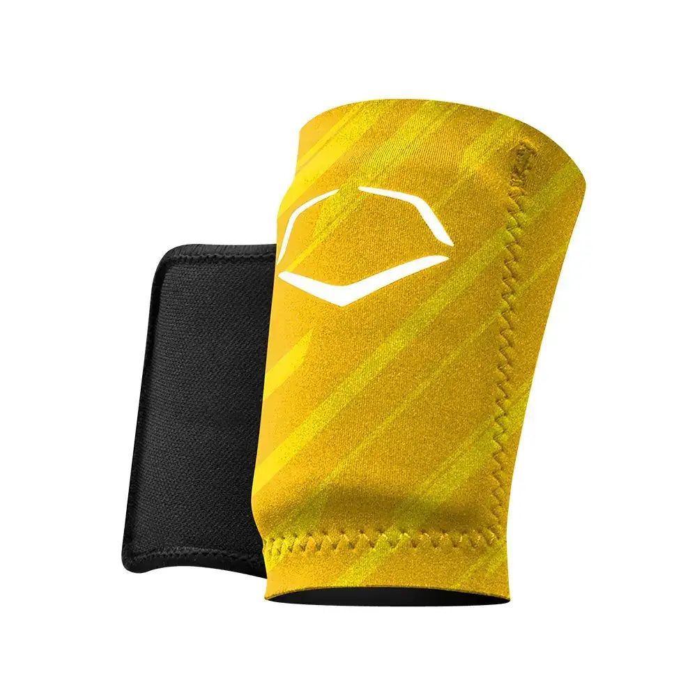 EvoShield MLB Protective Speed Stripe Wrist Guard Yellow Large - Yellow / Large