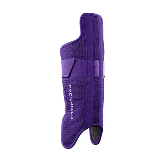EvoShield Pro-SRZ™ Gel-to-Shell™ Catchers Lower Leg Guards - Adult Size Purple - Purple