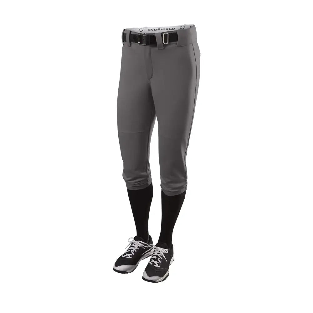 EvoShield Womens Standard Standout Fastpitch High Rise Pant Charcoal Small - Charcoal / Small