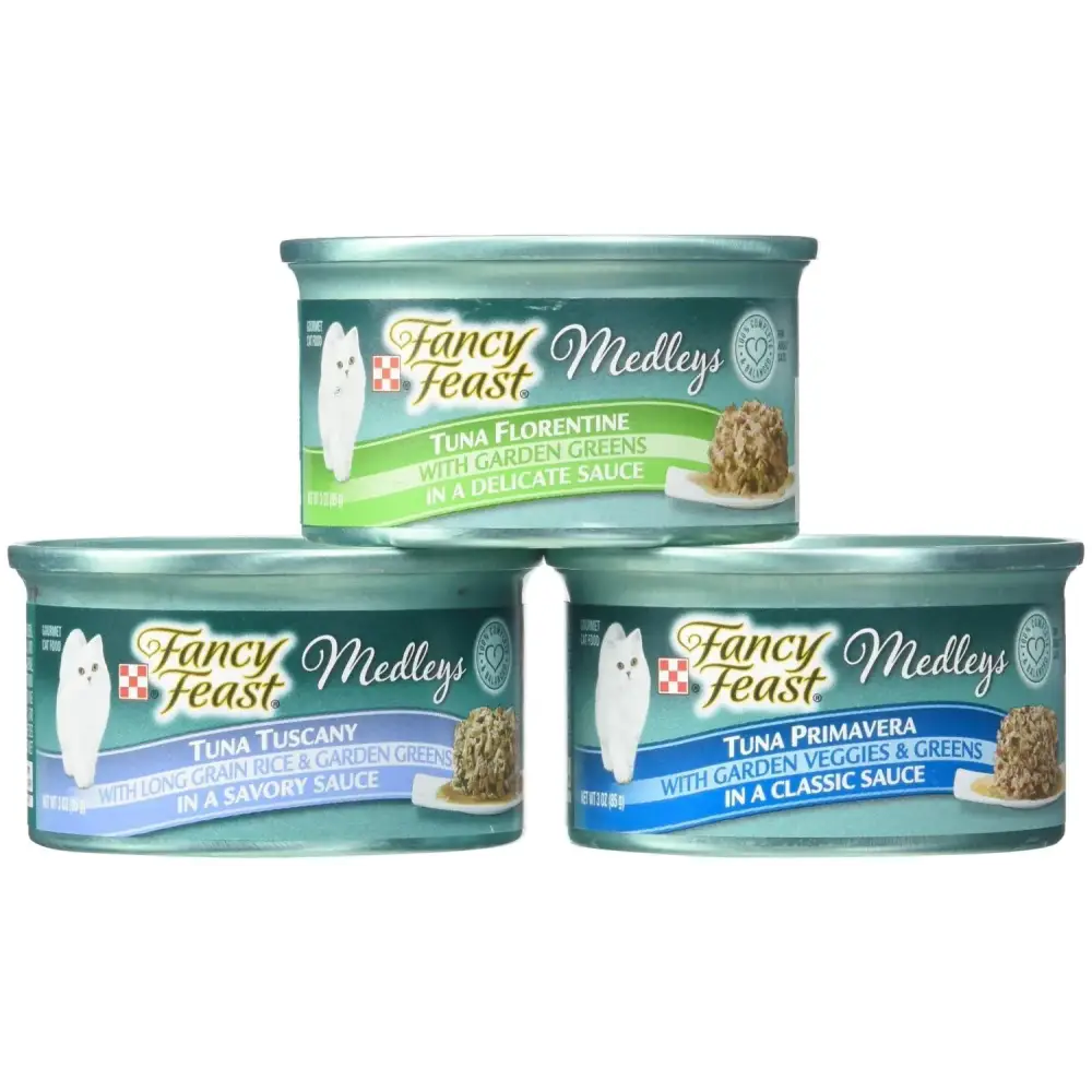 Fancy Feast Purina Medleys Variety Collection Cat Food - Tuna Recipe - 3 Oz 12 Case - n/a