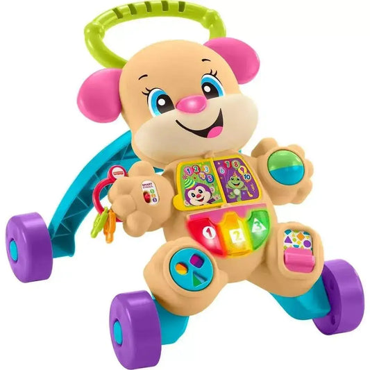 Fisher-Price Baby Toy Laugh & Learn Smart Stages Learn with Sis Walker with Music Lights & Activities for Infants Ages