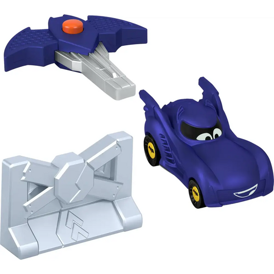 Fisher-Price DC Batwheels 1:55 Scale Toy Car Bam The Batmobile Launching Vehicle with Crash Accessory for Ages 3+ Years