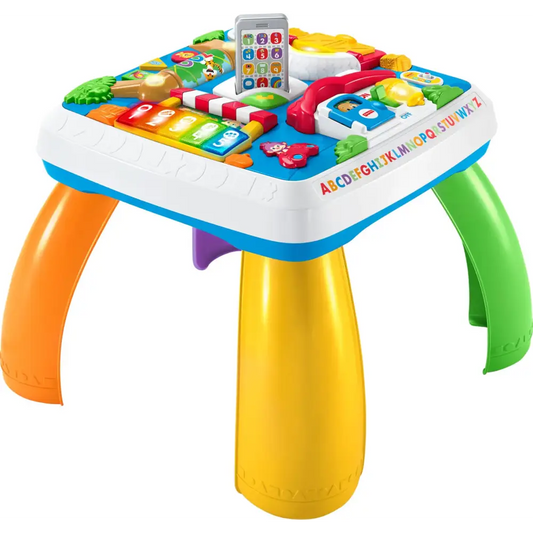 Fisher-Price Laugh & Learn Around the Town Learning Table interactive play center with Smart Stages learning content