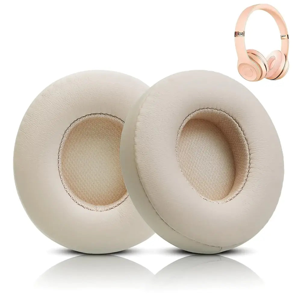 GIGRIN Replacement Ear Pads for Beats Solo 3 Wireless Headphones & Beats Solo2 Headphones Soft Protein Leather Increase