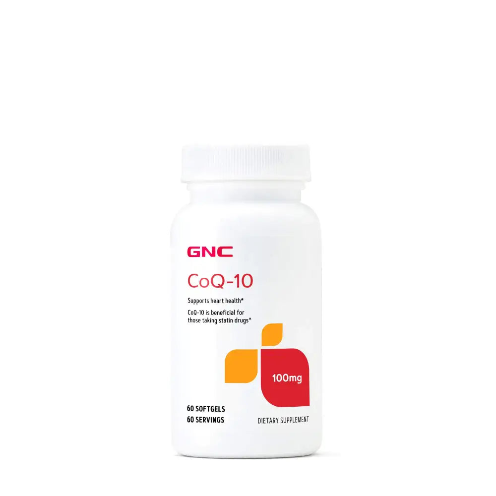 GNC CoQ10 100mg Supplement Supports Heart Health 60 Servings - n/a